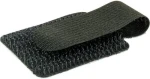 Schwaiger Klett nástěnný klip černá / Kabelový klip / 90 x 12 x 2 mm / 10 ks (KMWC3010)