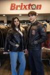 Dámská Kožená Bunda Křivák Sofie Tiffany Brixton Černá Velikost: 8XL