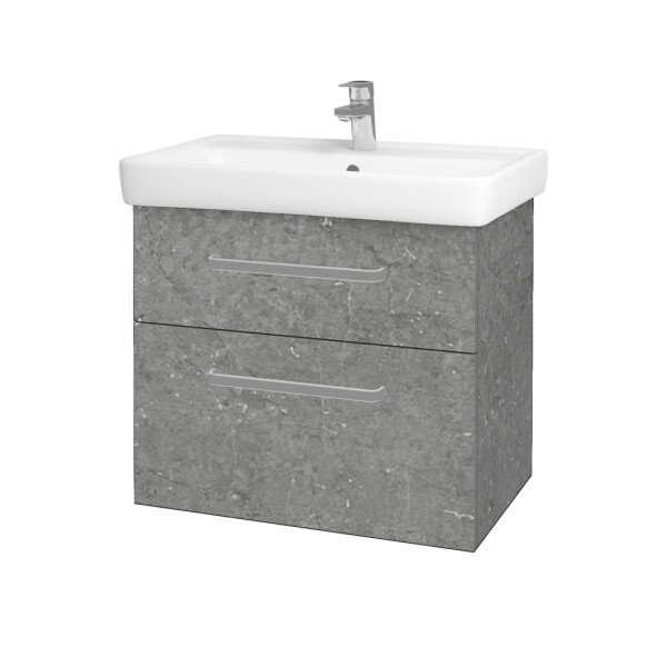 Dřevojas - Umyvadlová skříňka Q MAX SZZ2 70 - D20 Galaxy / Úchytka T01 / D20 Galaxy 275655A