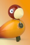 Kay Bojesen Dřevěný ptáček Cosy Story Bird – sběratelská edice, oranžová barva, dřevo