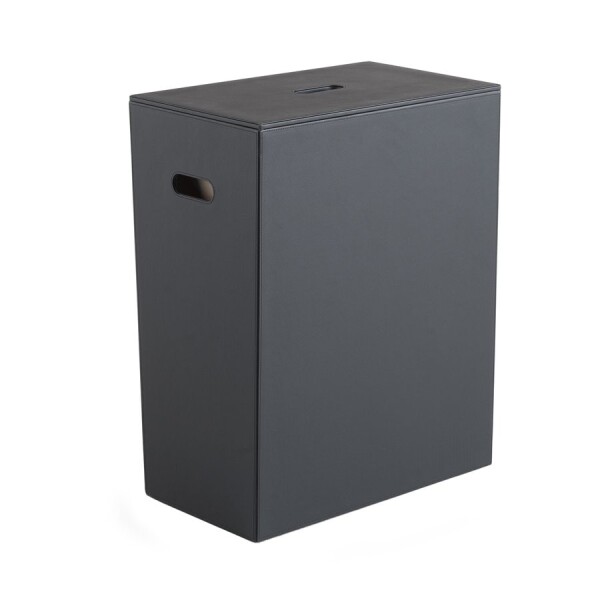 Gedy - LUXURY koš na prádlo 49,5x61,8x29cm, černá 103714