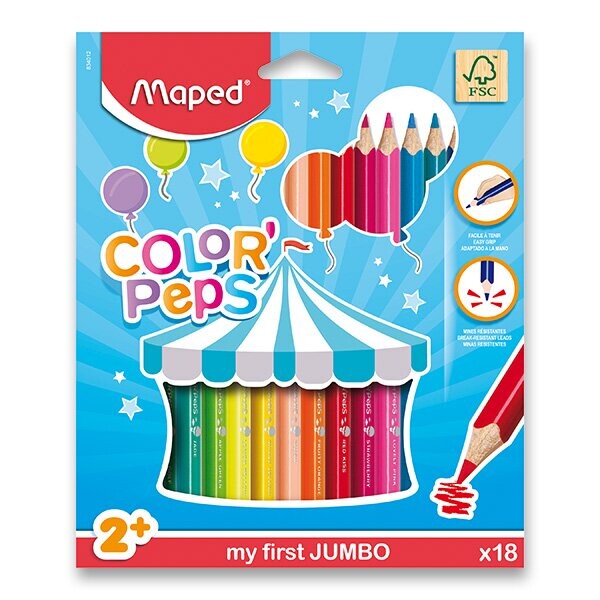 Pastelky Maped Jumbo