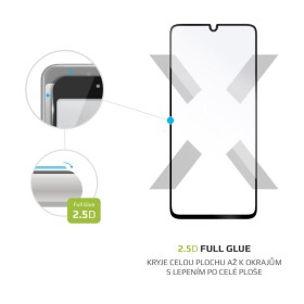 FIXED Full-Cover Ochranné tvrzené sklo pro Samsung Galaxy A41 černá / lepení přes celý displej (FIXGFA-528-BK)