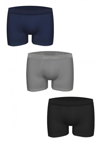 Pánské boxerky John Frank JF3BMODNA03 3 PACK