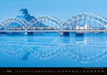 Nástěnný kalendář 2026 Helma - Bridges, 45 x 31,5 cm