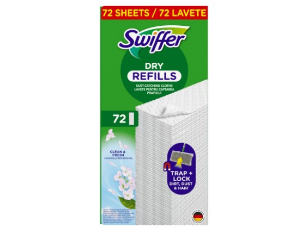 Swiffer Sweeper Dry Náhradní prachovky na podlahu 72 ks