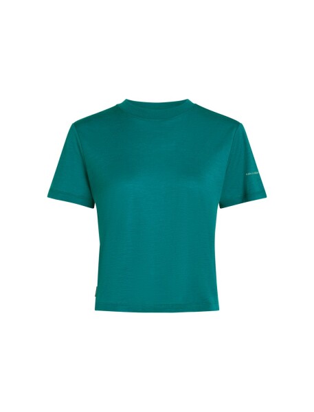 ICEBREAKER Wmns Mer 150 Tech Lite III SS Crop Tee, Tidal Teal velikost: XS