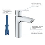 GROHE - QuickFix Start Umyvadlová baterie s výpustí Push-Open, chrom 24204002