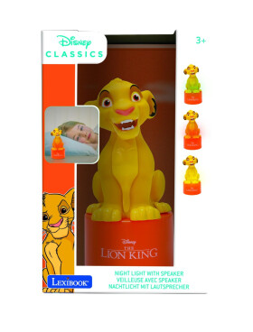 Lexibook noční světlo s reproduktorem Lví král - Alltoys Lexibook