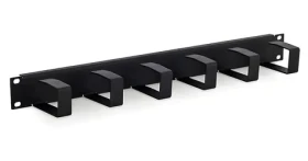 Triton RAC-VP-X21-A1 / 19" vyvazovací panel 1U / 6x háček / 70x40mm / šedá (RAC-VP-X21-A1)