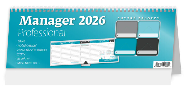 Stolní kalendář 2026 Helma - Manager Professional