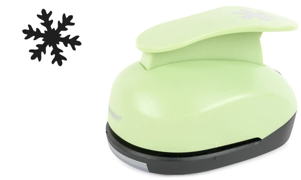 Děrovačka dekorační 75mm - Vločka 09