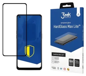 3mk HardGlass Max Lite Oppo Reno 7 Z 5G černá / Ochranné sklo / Tvrzené / 9H / 0,3 mm