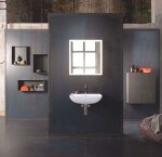 DURAVIT - ME by Starck Umyvadlo 65x49 cm, s přepadem, s otvorem pro baterii, WonderGliss, bílá 23356500001