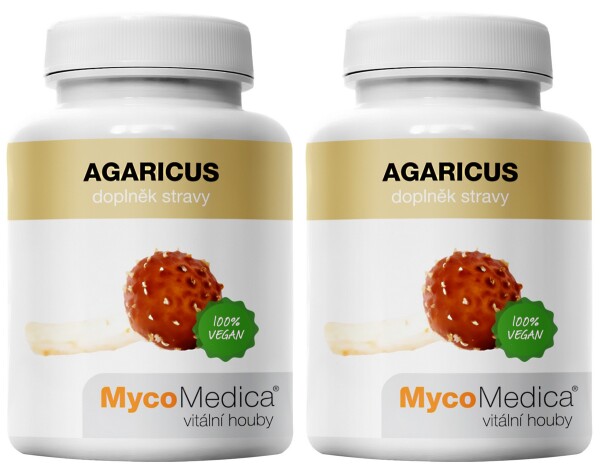 2x MycoMedica Agaricus 180 kapslí