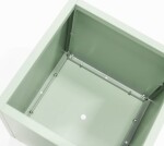 Ocelový květináč – Herstera Garden Cube 125 l