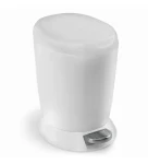 Simplehuman Pedálový odpadkový koš – 6 l / bílý plast (CW1318)