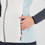 Dámská mikina KARPOS W Federa Full-Zip Fleece, Bright W./Sterling B/Vulcan velikost: L