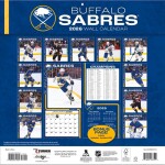 JF Turner Kalendář Buffalo Sabres NHL 2026 Wall Calendar