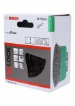 BOSCH Clean for Inox 2608620728 / Hrncový kartáč / X-LOCK / Zvlněný / Nerezová ocel / 75 mm / Síla drátu: 0.30 mm (2608620728)