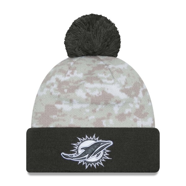 New Era Pánská zimní čepice Miami Dolphins NFL 2024 Salute to Service Sport