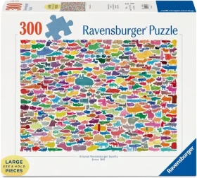 RAVENSBURGER Puzzle 387 psů 1 kočka XXL