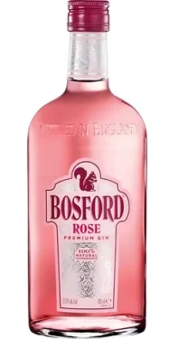 Bosford Rose Gin / Ochucený / Jahody, jalovec, maliny / 37,5 % / 0,7 l (7630040400695)