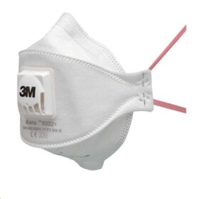Respirátor AURA BKL 3M 9332+ FFP3 NR D s výdechovým ventilkem bílý