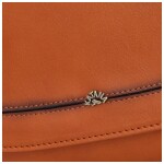 Luxusní dámská crossbody kabelka Isaac, koňaková