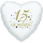 15. narozeniny balónek srdce Balonky.cz 15. narozeniny balónek srdce Balonky.cz