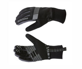 Progress SNOWSPORT GLOVES běžkařské rukavice černá/šedá
