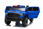 Mamido Elektrické autíčko Dodge Ram modré s majáky 4x4 | 12V10Ah