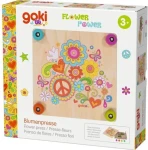 GOKI Dřevěný lis na rostliny do herbáře Flower Power