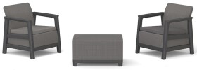 Keter SCANDI LINEA BALCONY - Mountain Grey/Grafit