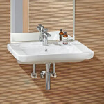 VILLEROY & BOCH - ViCare Umyvadlo 650x550 mm, s přepadem, otvor pro baterii, AntiBac, CeramicPlus, bílá 517867T2