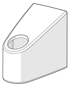 HANSA - Držák sprchové tyče, chrom 59914394