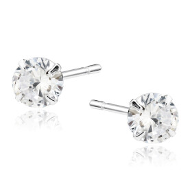 LUNICA Stříbrné náušnice 6mm 0006 Ag 925; ≤0,9 g.