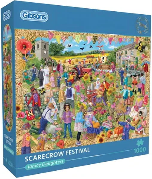 GIBSONS Puzzle Festival strašáků