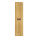 Koupelnová skříňka vysoká s košem na prádlo SAT Fusion 40x149x33 cm dub medový mat SATFUSIONV40DMK SATFUSIONV40DMK