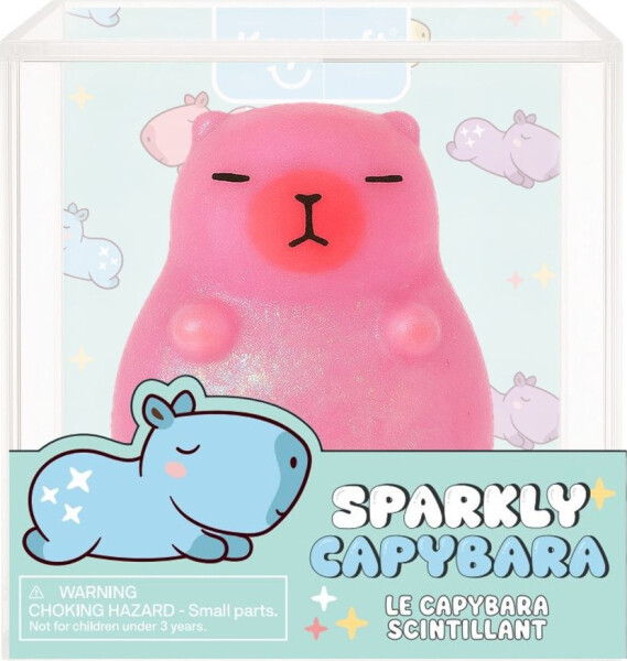 Mačkací gelová třpytící Kapybara