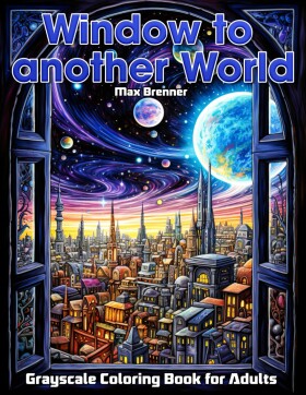 Window to Another World, antistresové omalovánky, Max Brenner