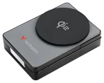 Verbatim Charge 'n' Go Qi2 šedá / Magnetická bezdrátová powerbanka / 5000 mAh / Qi2 15 W / USB-C PD 20 W (32294)