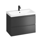 CERSANIT - Sada B897 MODUO 80 antracit DSM (skříňka FSC MIX70% SGSCH-COC-007574 + umyvadlo) S801-487-DSM