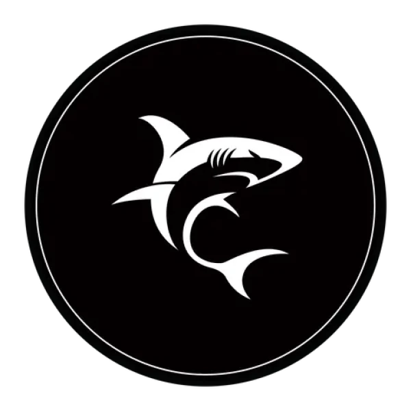 White Shark PHARAOH Ochranná podložka pod židli černo-bílá / kulatá / průměr 120 cm (PHARAOH)