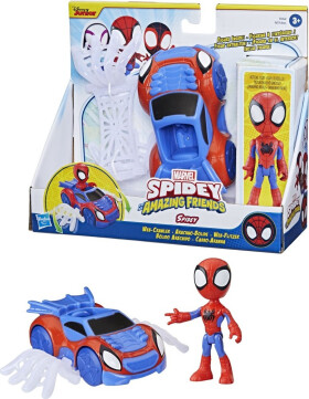 Spider-man Spidey and his Amazing friends tématické vozidlo - Hasbro Nerf