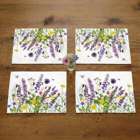 Keprové prostírání LOUKA BERUŠKA, sada 4 ks