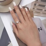 Stříbrný prsten perlou stříbro 925/1000, Stříbrná Bílá