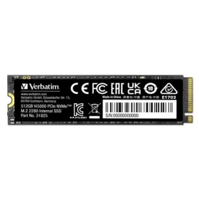 Verbatim Vi5000 512GB / M.2 2280 / PCI-E NVMe Gen4 / R: 5000MBs / W:4500MBs (31825)