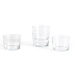 HAY Sklenička Small Clear 220 ml – set 4 ks, čirá barva, sklo