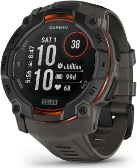 Garmin Instinct 3 Solar 50mm černá / Chytré hodinky / GPS / BT / 10 ATM / solární dobíjení (753759339524)